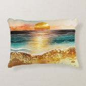 Personalisierter Sonnenuntergang Zuhause Airbnb Kü Dekokissen (Vorderseite)