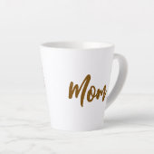 Personalisierter sonniger Erntedank Türkei im Herb Milchtasse (Rechte Ecke)