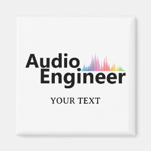 Personalisierter Sound Engineer Tontechnik Magnet