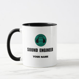 Personalisierter Sound Engineer Tontechnik Tasse