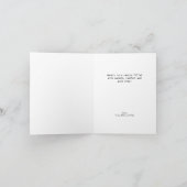 Personalisierter, sozial abgegrenzter Spaß Feiertagskarte (Innenseite)