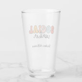 Personalisierter Sozialarbeiter Glas (Rückseite)