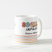 Personalisierter Sozialarbeiter Kaffeetasse (VorderseiteRechts)