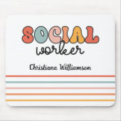 Personalisierter Sozialarbeiter Mousepad (Vorne)