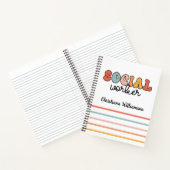 Personalisierter Sozialarbeiter Notizblock (Innenseite)