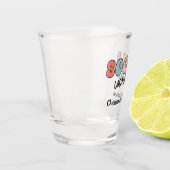 Personalisierter Sozialarbeiter Schnapsglas (Links)
