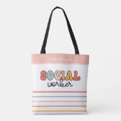 Personalisierter Sozialarbeiter Tasche (Rückseite)