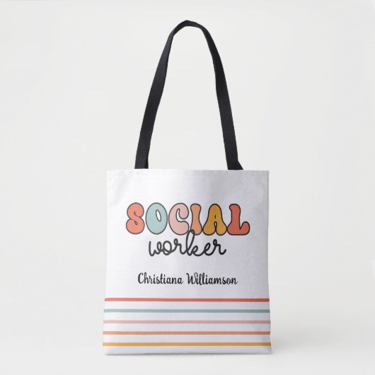 Personalisierter Sozialarbeiter Tasche (Vorderseite)