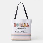 Personalisierter Sozialarbeiter Tasche (Rückseite)