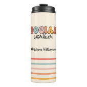 Personalisierter Sozialarbeiter Thermosbecher (Vorderseite)