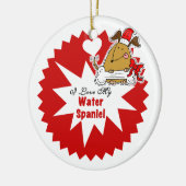 Personalisierter Spaniel Hund Keepake Ornament (Links)