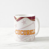 Personalisierter Spanien-Fußball-Becher Kaffeetasse (VorderseiteRechts)