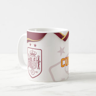 Personalisierter Spanien-Fußball-Becher Kaffeetasse