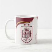 Personalisierter Spanien-Fußball-Becher Kaffeetasse (Links)