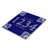 Personalisierter Spanischer Hausnummer Fliese (Seite)