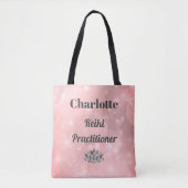 Personalisierter Sparkle Reiki Practitioner Tasche (Vorderseite)