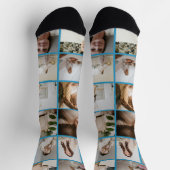 Personalisierter Spaß 16 Fotovorlage Socken (Oben)