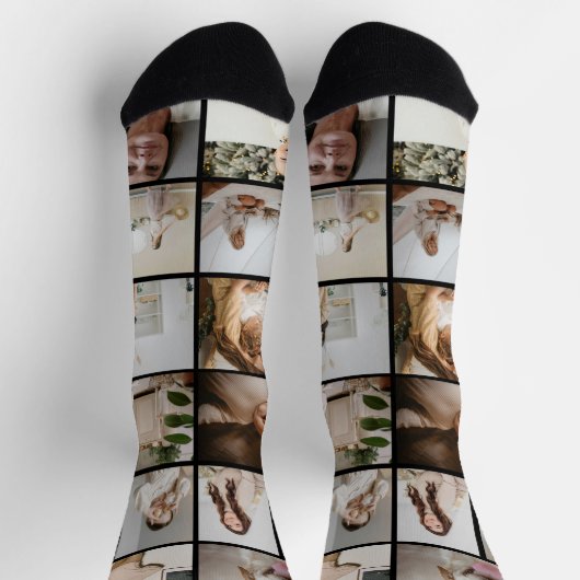 Personalisierter Spaß 16 Fotovorlage Socken (Oben)