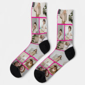 Personalisierter Spaß 16 Fotovorlage Socken (Linkes Detail)