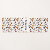 Personalisierter Spaß beim Hund Yogamatte (Vorderseite (Horizontal))