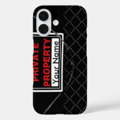 Personalisierter Spaß Cool Einzigartiges Monogramm Case-Mate iPhone Hülle (Rückseite)