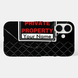 Personalisierter Spaß Cool Einzigartiges Monogramm iPhone 16 Hülle