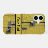 Personalisierter Spaß Cool Einzigartiges Monogramm iPhone 16 Hülle (Rückseite (Horizontal))