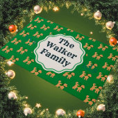 Personalisierter Spaß Doodle grün Fußmatte