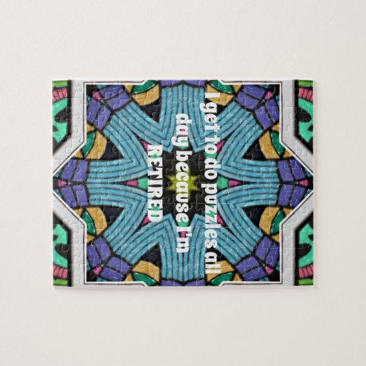 Personalisierter Spaß für Ruhestand Funny Retiring Puzzle (Horizontal)