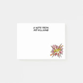 Personalisierter Spaß Retro Comic Pop Kunst, Dicht Post-it Klebezettel (Vorderseite)