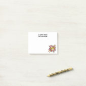 Personalisierter Spaß Retro Comic Pop Kunst, Dicht Post-it Klebezettel (Auf Schreibtisch)