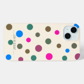 Personalisierter Spaß und elegante farbenfrohe Kre Case-Mate iPhone Hülle (Rückseite (Horizontal))