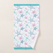 Personalisierter Spaß und Schätze am Meer Badhandtuch Set (Handtuch)