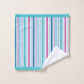 Personalisierter Spaß und Schätze am Meer Badhandtuch Set (Waschlappen)