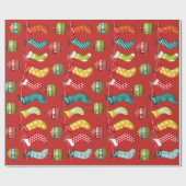 Personalisierter Spaß und Weihnachten Geschenkpapier (Flach)