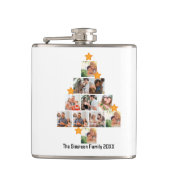 Personalisierter Spaß Weihnachten 11. FotoCollage Flachmann (Vorderseite)