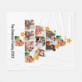 Personalisierter Spaß Weihnachten 11. FotoCollage Fleecedecke (Vorderseite (Horizontal))