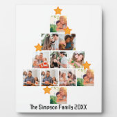 Personalisierter Spaß Weihnachten 11. FotoCollage Fotoplatte (Vorderseite)