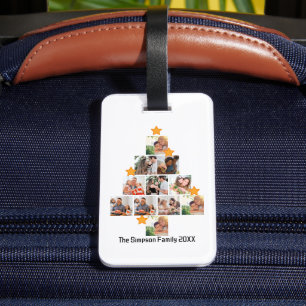 Personalisierter Spaß Weihnachten 11. FotoCollage Gepäckanhänger