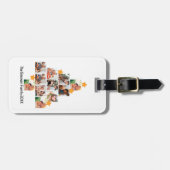 Personalisierter Spaß Weihnachten 11. FotoCollage Gepäckanhänger (Vorderseite horizontal)