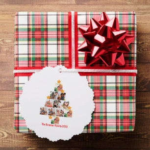 Personalisierter Spaß Weihnachten 11. FotoCollage Ornament Karte