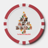Personalisierter Spaß Weihnachten 11. FotoCollage Pokerchips (Vorderseite)