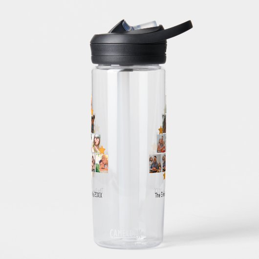 Personalisierter Spaß Weihnachten 11. FotoCollage Trinkflasche (Links)