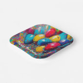 Personalisierter Spaß zum Geburtstag Balloons Cake Pappteller (Gewinkelt)