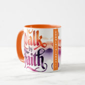 Personalisierter Spaziergang durch den Glauben Chr Tasse (Vorderseite Links)
