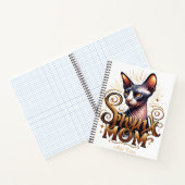Personalisierter Sphynx Cat Mama Muttertag Notizblock (Innenseite)