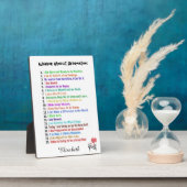 PERSONALISIERTER SPIEL FOTOPLATTE (Seite)