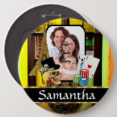 Personalisierter Spieler Button (Vorne & Hinten)