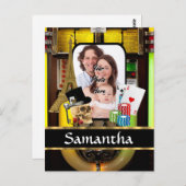 Personalisierter Spieler Postkarte (Vorne/Hinten)