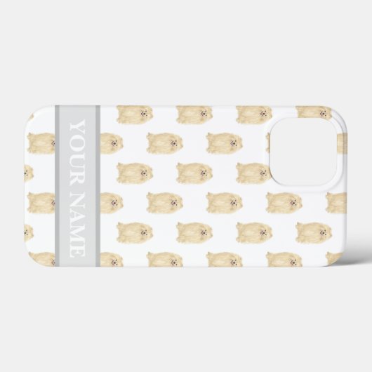 Personalisierter Spitz Case-Mate iPhone Hülle (Rückseite (Horizontal))